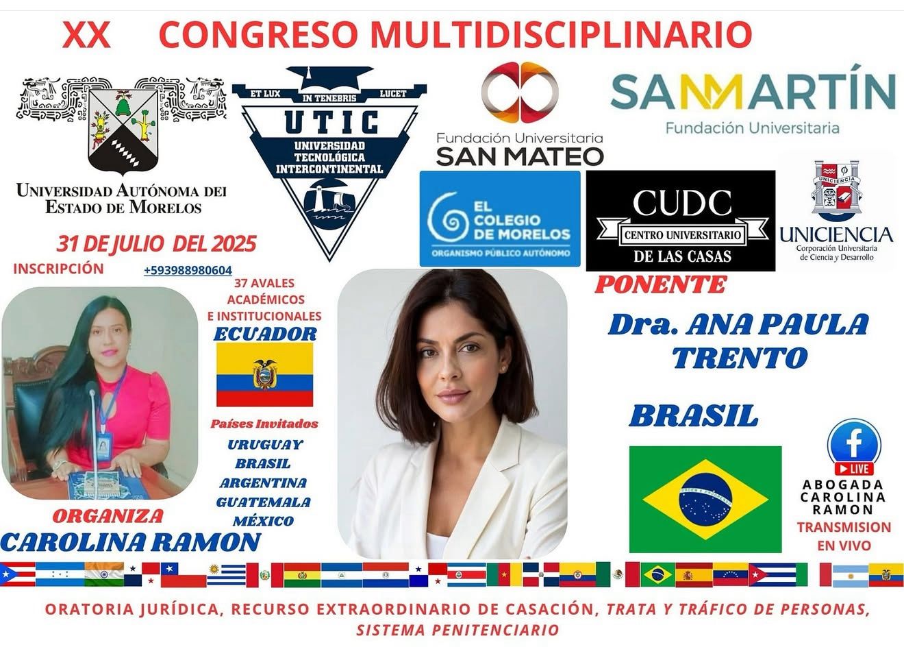 XX Congreso Multidisciplinario - EQUADOR